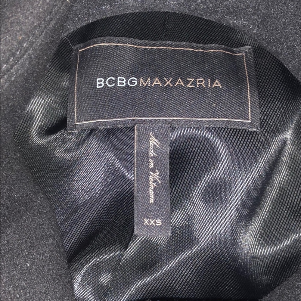 BCBG BLACK FAY RUFFLE MILITARY JACKET - Picture 5 of 6